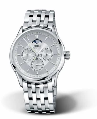 Oris Artelier Complication 40 Stainless Steel / Silver / Bracelet 01 581 7592 4051-07 8 21 73 — фото часов Oris Artelier Complication 40 Stainless Steel / Silver / Bracelet 01 581 7592 4051-07 8 21 73 — фото часов