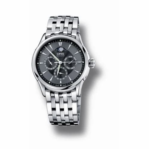 Oris Artelier Complication 40 Stainless Steel / Black / Bracelet 01 581 7592 4054-07 8 21 73 — фото часов Oris Artelier Complication 40 Stainless Steel / Black / Bracelet 01 581 7592 4054-07 8 21 73 — фото часов