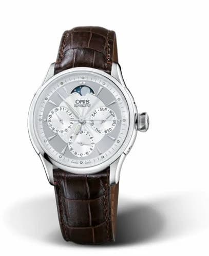 Oris Artelier Complication 35 Stainless Steel / Silver 01 581 7606 4051-07 5 18 70FC — фото часов Oris Artelier Complication 35 Stainless Steel / Silver 01 581 7606 4051-07 5 18 70FC — фото часов