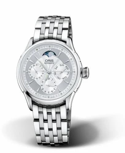 Oris Artelier Complication 35 Stainless Steel / Silver / Bracelet 01 581 7606 4051-07 8 18 73 — фото часов Oris Artelier Complication 35 Stainless Steel / Silver / Bracelet 01 581 7606 4051-07 8 18 73 — фото часов