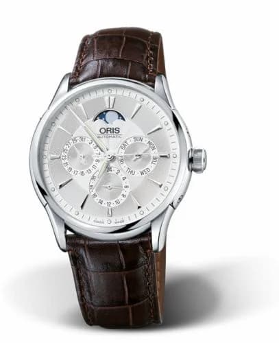 Oris Artelier Complication 40 Stainless Steel / Silver 01 582 7592 4091-07 5 21 70FC — фото часов Oris Artelier Complication 40 Stainless Steel / Silver 01 582 7592 4091-07 5 21 70FC — фото часов