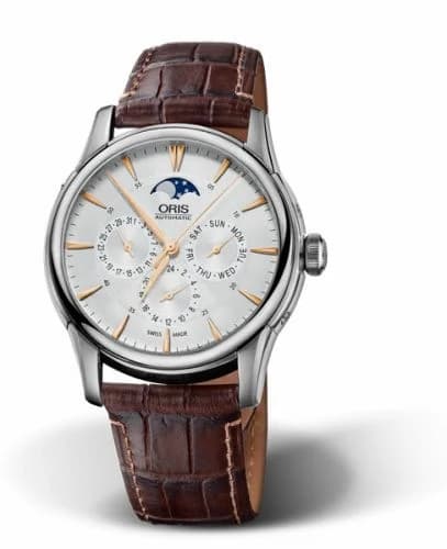 Oris Artelier Complication 40.5 Stainless Steel / Silver 01 582 7689 4021-07 5 21 70FC — фото часов Oris Artelier Complication 40.5 Stainless Steel / Silver 01 582 7689 4021-07 5 21 70FC — фото часов