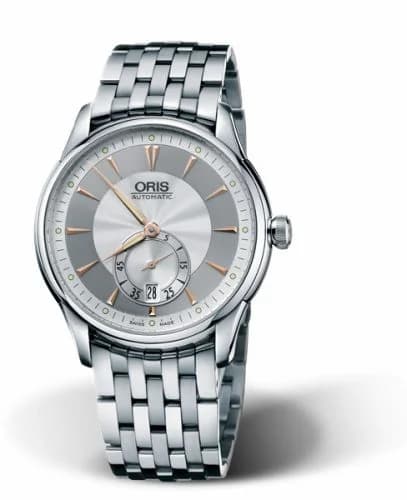Oris Artelier Small Second Date 40 Stainless Steel / Silver / Bracelet 01 623 7582 4051-07 8 21 73