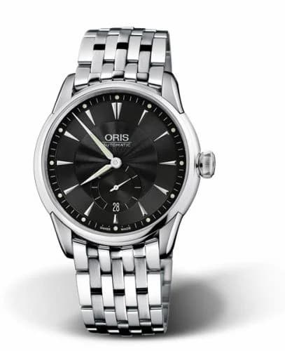 Oris Artelier Small Second Date 40 Stainless Steel / Black / Bracelet 01 623 7582 4074-07 8 21 73 x