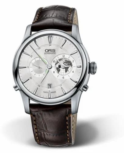 Oris Artelier Worldtimer 42 Greenwich Mean Time 01 690 7690 4081-Set LS — фото часов Oris Artelier Worldtimer 42 Greenwich Mean Time 01 690 7690 4081-Set LS — фото часов