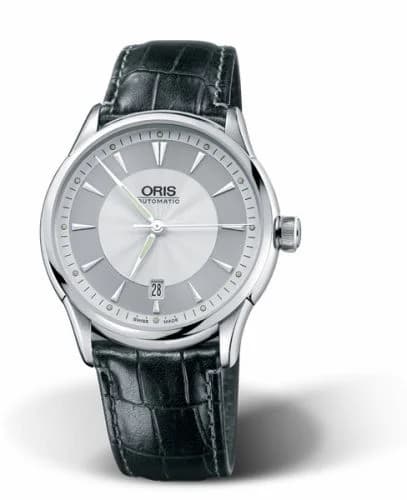 Oris Artelier Date 40 Stainless Steel / Silver 01 733 7591 4051-07 5 21 71FC — фото часов Oris Artelier Date 40 Stainless Steel / Silver 01 733 7591 4051-07 5 21 71FC — фото часов
