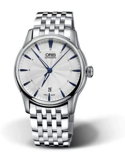 Oris Artelier Date 40 Stainless Steel / Silver / Bracelet 01 733 7670 4031-07 8 21 77 — фото часов Oris Artelier Date 40 Stainless Steel / Silver / Bracelet 01 733 7670 4031-07 8 21 77 — фото часов