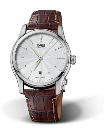 Oris Artelier Date 40 Stainless Steel / Silver 01 733 7670 4051-07 1 21 73FC — фото часов Oris Artelier Date 40 Stainless Steel / Silver 01 733 7670 4051-07 1 21 73FC — фото часов