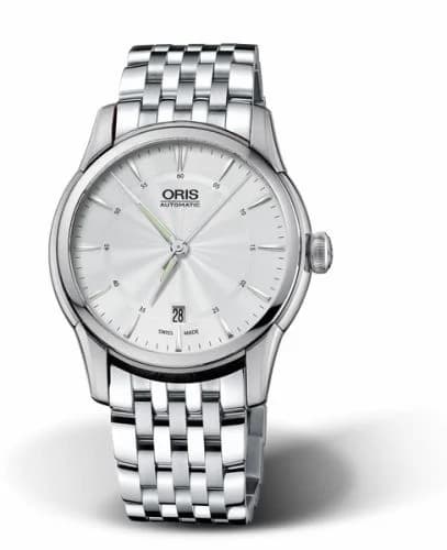 Oris Artelier Date 40 Stainless Steel / Silver / Bracelet 01 733 7670 4051-07 8 21 77 — фото часов Oris Artelier Date 40 Stainless Steel / Silver / Bracelet 01 733 7670 4051-07 8 21 77 — фото часов