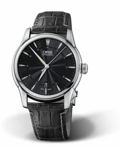 Oris Artelier Date 40 Stainless Steel / Black 01 733 7670 4054-07 1 21 74FC — фото часов Oris Artelier Date 40 Stainless Steel / Black 01 733 7670 4054-07 1 21 74FC — фото часов