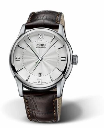 Oris Artelier Date 40.5 Stainless Steel / Silver 01 733 7670 4071-07 5 21 70FC — фото часов Oris Artelier Date 40.5 Stainless Steel / Silver 01 733 7670 4071-07 5 21 70FC — фото часов
