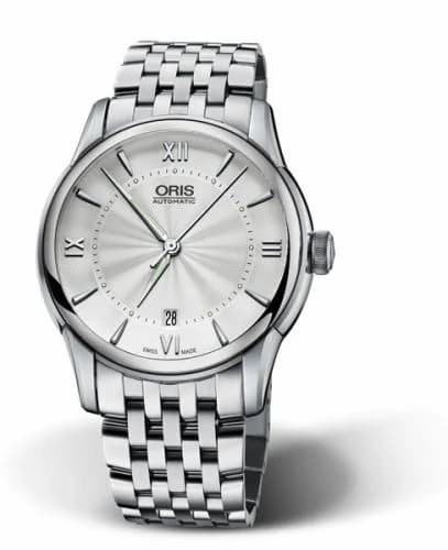 Oris Artelier Date 40.5 Stainless Steel / Silver / Bracelet 01 733 7670 4071-07 8 21 77 — фото часов Oris Artelier Date 40.5 Stainless Steel / Silver / Bracelet 01 733 7670 4071-07 8 21 77 — фото часов