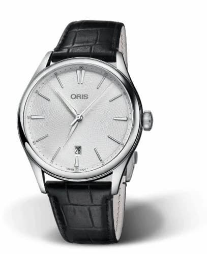 Oris Artelier Date 40 Generalstabsabgänger Edition / Silver 01 733 7721 4011-07 5 21 64FC — фото часов Oris Artelier Date 40 Generalstabsabgänger Edition / Silver 01 733 7721 4011-07 5 21 64FC — фото часов