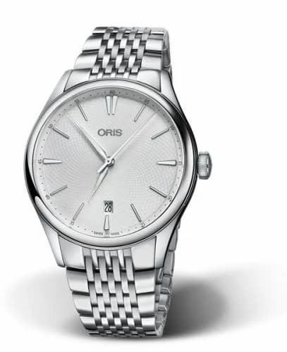 Oris Artelier Date 40 Stainless Steel / Silver / Bracelet 01 733 7721 4051-07 8 21 79 — фото часов Oris Artelier Date 40 Stainless Steel / Silver / Bracelet 01 733 7721 4051-07 8 21 79 — фото часов