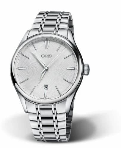 Oris Artelier Date 40 Stainless Steel / Silver / Bracelet 01 733 7721 4051-07 8 21 88 — фото часов Oris Artelier Date 40 Stainless Steel / Silver / Bracelet 01 733 7721 4051-07 8 21 88 — фото часов