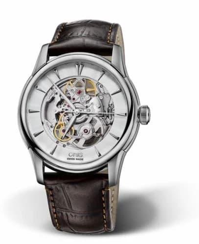 Oris Artelier Skeleton 40 Stainless Steel 01 734 7670 4051-07 1 21 73FC — фото часов Oris Artelier Skeleton 40 Stainless Steel 01 734 7670 4051-07 1 21 73FC — фото часов