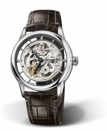 Oris Artelier Translucent Skeleton Stainless Steel 01 734 7684 4051-07 1 21 73FC