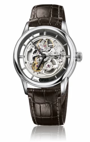 Oris Artelier Translucent Skeleton Stainless Steel 01 734 7684 4051-07 5 21 70FC — фото часов Oris Artelier Translucent Skeleton Stainless Steel 01 734 7684 4051-07 5 21 70FC — фото часов