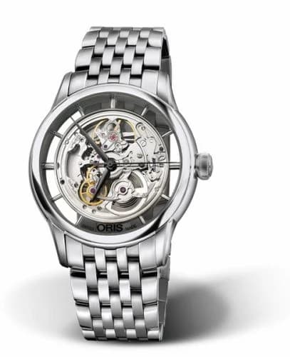 Oris Artelier Translucent Skeleton Stainless Steel / Bracelet 01 734 7684 4051-07 8 21 77 — фото часов Oris Artelier Translucent Skeleton Stainless Steel / Bracelet 01 734 7684 4051-07 8 21 77 — фото часов