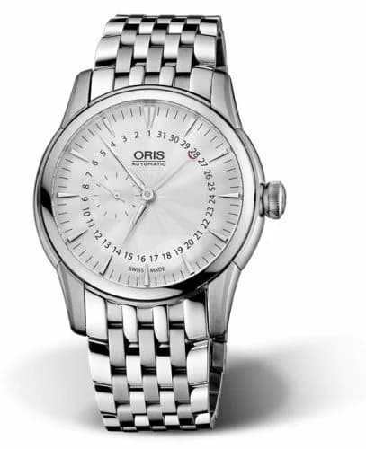 Oris Artelier Small Second Pointer Day 42 Stainless Steel / Silver / Bracelet 01 744 7665 4051-07 8 22 77