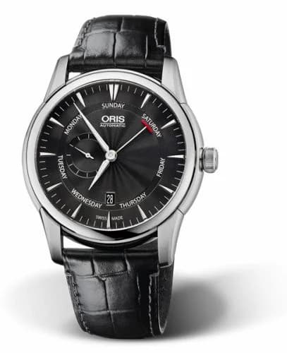 Oris Artelier Small Second Pointer Day 44 Stainless Steel / Black 01 745 7666 4054-07 1 23 74FC — фото часов Oris Artelier Small Second Pointer Day 44 Stainless Steel / Black 01 745 7666 4054-07 1 23 74FC — фото часов