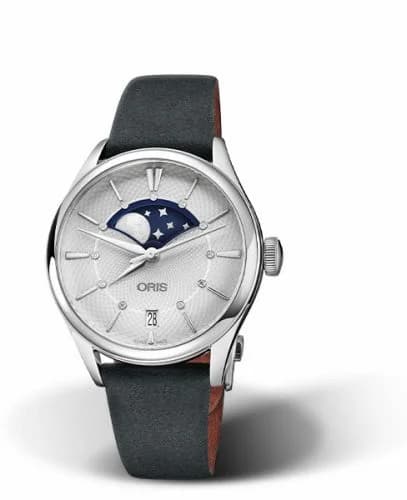 Oris Artelier Grande Lune Date 36 Stainless Steel / Silver 01 763 7723 4051-07 5 18 34FC