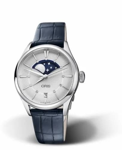 Oris Artelier Grande Lune Date 36 Stainless Steel / Silver 01 763 7723 4051-07 5 18 66FC