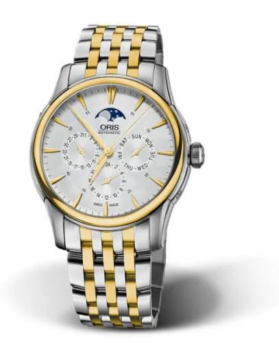 Oris Artelier Complication 40.5 Stainless Steel - Yellow Gold / Silver / Bracelet 01 781 7703 4351-07 8 21 78