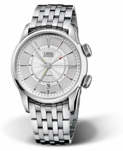 Oris Artelier Alarm Stainless Steel / Silver / Bracelet 01 908 7607 4091-Set MB