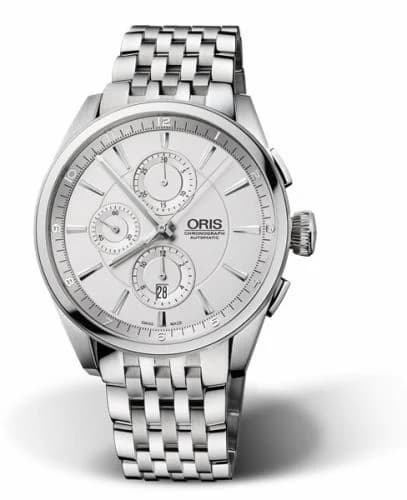Oris Artix Chronograph Stainless Steel / Silver / Bracelet 01 674 7644 4051-07 8 22 80 — фото часов Oris Artix Chronograph Stainless Steel / Silver / Bracelet 01 674 7644 4051-07 8 22 80 — фото часов