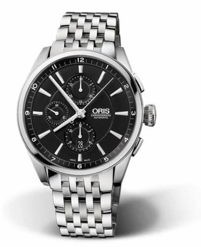 Oris Artix Chronograph Stainless Steel / Black / Bracelet 01 674 7644 4054-07 8 22 80 — фото часов Oris Artix Chronograph Stainless Steel / Black / Bracelet 01 674 7644 4054-07 8 22 80 — фото часов