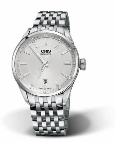 Oris Artix Date 39 Stainless Steel / Silver / Bracelet 01 733 7713 4031-07 8 19 80 — фото часов Oris Artix Date 39 Stainless Steel / Silver / Bracelet 01 733 7713 4031-07 8 19 80 — фото часов