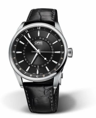 Oris Artix Pointer Moon Date Stainless Steel / Black 01 761 7691 4054-07 5 21 81FC