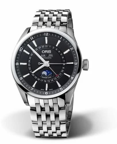 Oris Artix Complication Stainless Steel / Black / Bracelet 01 915 7643 4054-07 8 21 80