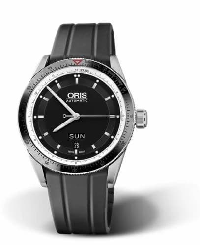 Oris Artix GT Day Date Stainless Steel - Ceramic / Black / Rubber 01 735 7662 4154-07 4 21 20FC — фото часов Oris Artix GT Day Date Stainless Steel - Ceramic / Black / Rubber 01 735 7662 4154-07 4 21 20FC — фото часов