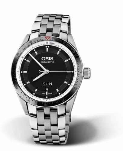 Oris Artix GT Day Date Stainless Steel - Ceramic / Black / Bracelet 01 735 7662 4154-07 8 21 85 — фото часов Oris Artix GT Day Date Stainless Steel - Ceramic / Black / Bracelet 01 735 7662 4154-07 8 21 85 — фото часов