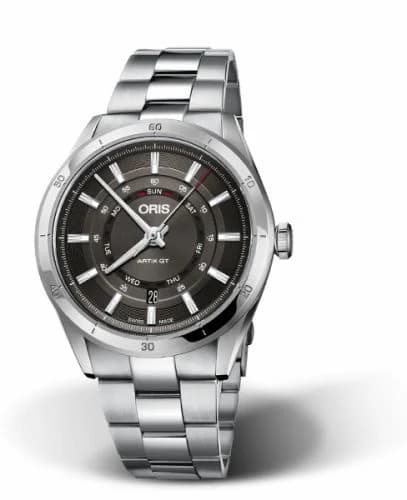 Oris Artix GT Day Date Stainless Steel / Grey / Bracelet 01 735 7751 4153-07 8 21 87 — фото часов Oris Artix GT Day Date Stainless Steel / Grey / Bracelet 01 735 7751 4153-07 8 21 87 — фото часов