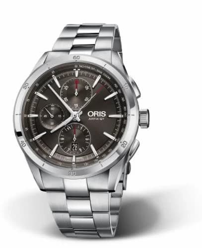 Oris Artix GT Chronograph Stainless Steel / Grey / Bracelet 01 774 7750 4153-07 8 22 87