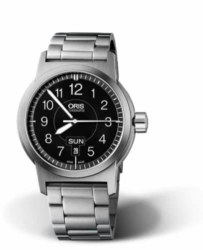 Oris BC3 Sportsman Day Date Stainless Steel / Black / Bracelet 01 735 7640 4164-07 8 22 03 — фото часов Oris BC3 Sportsman Day Date Stainless Steel / Black / Bracelet 01 735 7640 4164-07 8 22 03 — фото часов