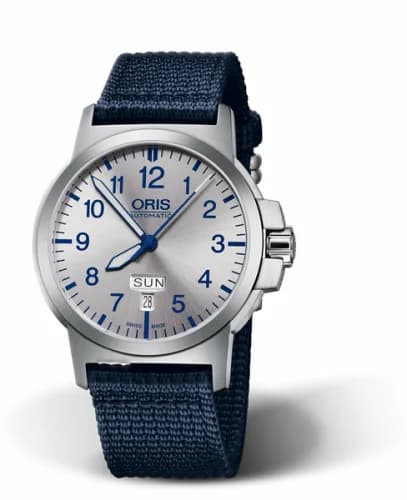 Oris BC3 Advanced Day Date Stainless Steel / Silver / Fabric 01 735 7641 4161-07 5 22 26