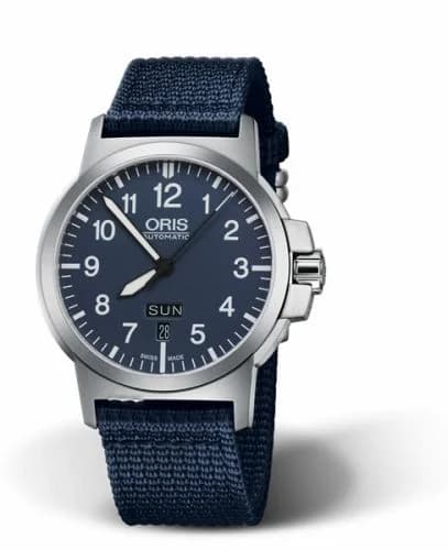 Oris BC3 Advanced Day Date Stainless Steel / Blue / Fabric 01 735 7641 4165-07 5 22 26 — фото часов Oris BC3 Advanced Day Date Stainless Steel / Blue / Fabric 01 735 7641 4165-07 5 22 26 — фото часов