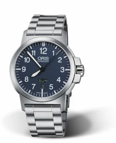 Oris BC3 Advanced Day Date Stainless Steel / Blue / Fabric 01 735 7641 4165-07 8 22 03 — фото часов Oris BC3 Advanced Day Date Stainless Steel / Blue / Fabric 01 735 7641 4165-07 8 22 03 — фото часов