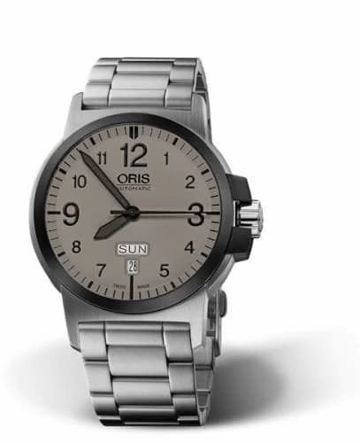 Oris BC3 Advanced Day Date Stainless Steel - DLC / Grey / Bracelet 01 735 7641 4361-07 8 22 03