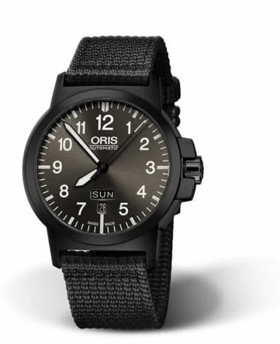 Oris BC3 Advanced Day Date DLC / Black / Fabric 01 735 7641 4733-07 5 22 24B — фото часов Oris BC3 Advanced Day Date DLC / Black / Fabric 01 735 7641 4733-07 5 22 24B — фото часов