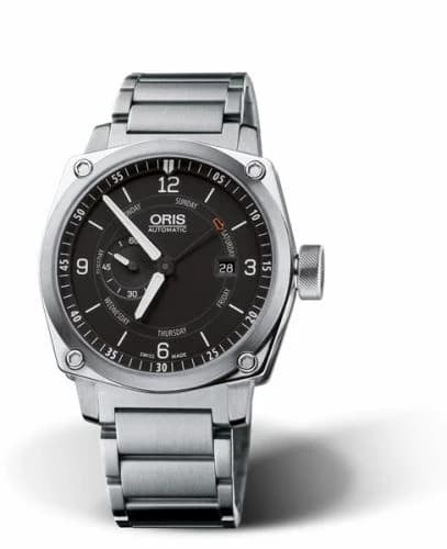 Oris BC4 Small Second Pointer Day Stainless Steel / Black / Bracelet 01 645 7617 4174-07 8 22 58