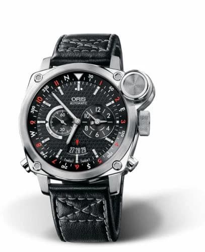 Oris BC4 Flight Timer Stainless Steel / Black 01 690 7615 4154-Set LS