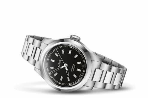 Oris Big Crown Diamonds 34 Stainless Steel / Black / Bracelet 01 531 7797 4094-07 8 17 06