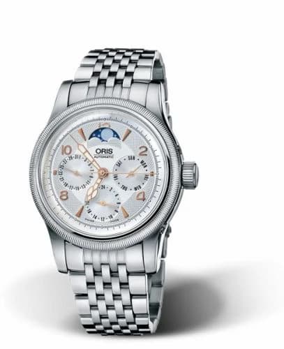 Oris Big Crown Complication Stainless Steel / Silver / Bracelet 01 581 7566 4061-07 8 19 61 — фото часов Oris Big Crown Complication Stainless Steel / Silver / Bracelet 01 581 7566 4061-07 8 19 61 — фото часов