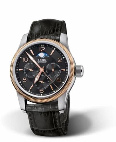 Oris Big Crown Complication Stainless Steel - Rose Gold / Black 01 581 7627 4364-07 5 20 76FC — фото часов Oris Big Crown Complication Stainless Steel - Rose Gold / Black 01 581 7627 4364-07 5 20 76FC — фото часов