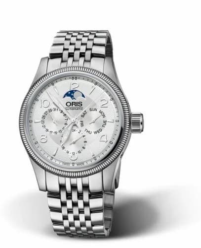 Oris Big Crown Complication Stainless Steel / Silver / Bracelet 01 582 7678 4061-07 8 20 30 — фото часов Oris Big Crown Complication Stainless Steel / Silver / Bracelet 01 582 7678 4061-07 8 20 30 — фото часов